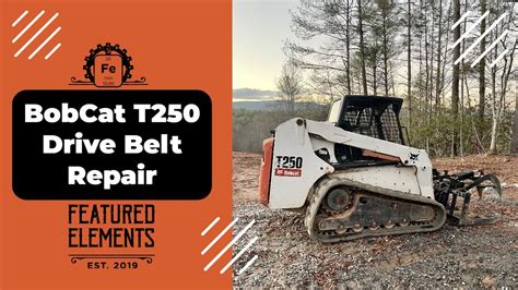 belt drive skid steer|bobcat skid steer drive belt.